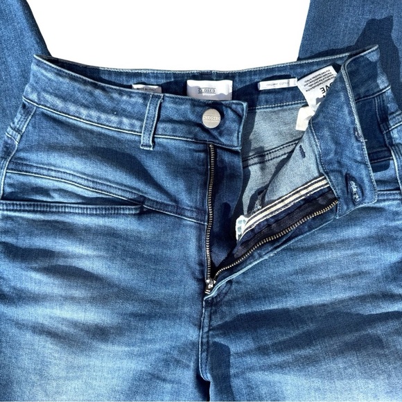 Closed Heritage Pedal Pusher Tapered Cropped Jeans Mid-Blue Size 44 High-Waist - Picture 11 of 16